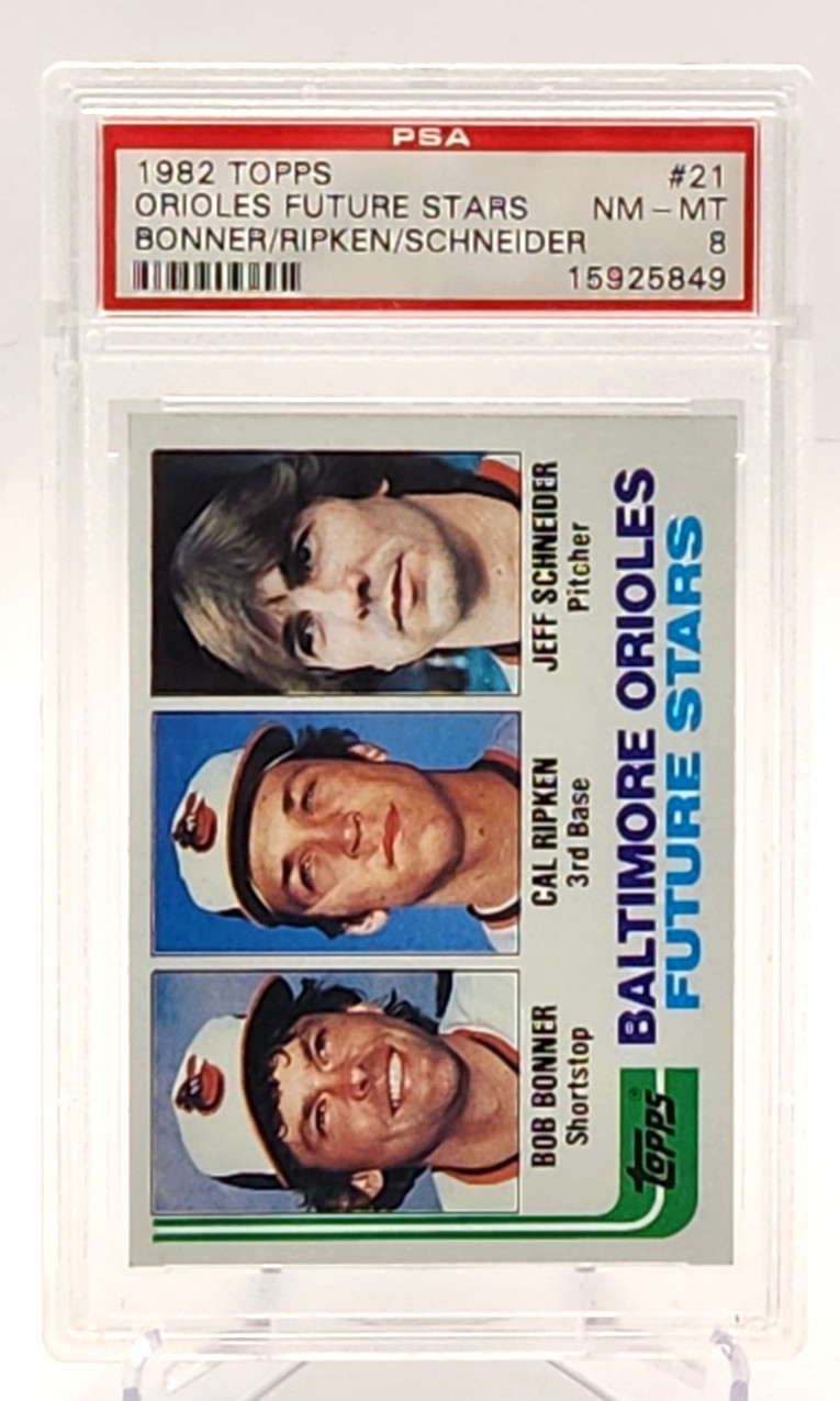 1982 Topps Cal Ripken Future Stars PSA 8