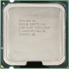 Intel Core 2 Duo E6700 2.66GHz 4MB LGA775 CPU Processor SL9ZF