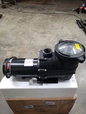 Oswerpon 2HP Dual Voltage Pool Pump – 6900 GPH, Self-Priming, Above/Inground