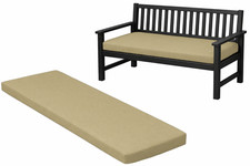 Image of Outdoor Garden Cushion Bench Seat Pad Replacement Water Resistant 2, 3, 4 Seater