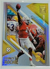 Quincy Roche 2021 Panini Donruss Elite Rookie Card #165 Pittsburgh Steelers /999. rookie card picture