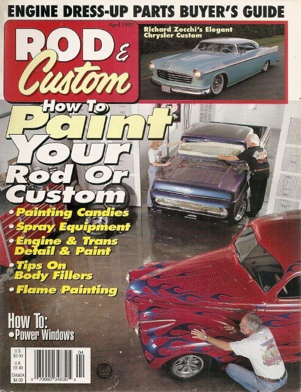 Rod & Custom 1997 Apr - Painting Candies & Flames, Engine & Tranny Detailed