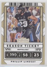 2020 Panini Contenders Draft Picks Phillip Lindsay #83 06sb