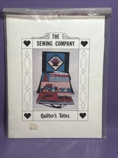 Set of 3 Designs- The Sewing Co. Quilter's Tote Pattern. Vintage arts & crafts. 