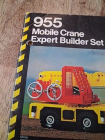 LEGO Instruction Manual Technic Mobile Crane 955 No Bricks Punch Hole