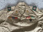 U.S. Military Collared Shirt w/ Pins Badges Patches. Size Medium. Pre Owned. — photo 5