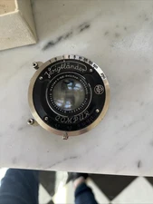 Voigtlander Compur Anastigmat Skopar 1:45 F=11,4cm Lens Vintage Photography