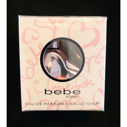 NEW bebe sheer EDP 10ml/.33fl oz Mini SEALED Womens fragrance perfume Sexy
