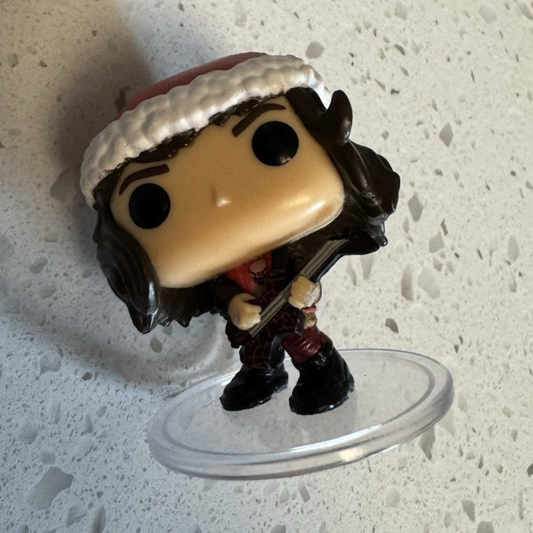 Funko Stranger Things Eddie Munson Christmas Vinyl Figure w/ Stand, 2024