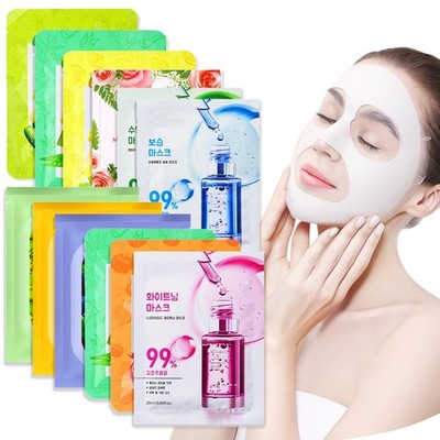 12 Stück Tuchmasken Gesicht, Daily Care Masken Gesicht, Gesichtsmasken & Gesi...