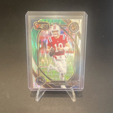 2024 Panini Football Select Drake Maye Green and Black Shock Club Level #218