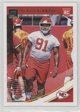 2018 Panini Donruss Rookie Aqueous Test Derrick Nnadi #392 0a1