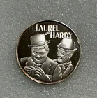 Vintage Laurel & Hardy Proof Silver Round 999 1oz  ~~ RARE ~~