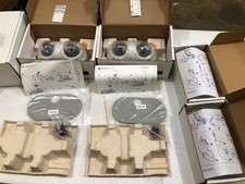 2 Sets Avigilon 10.0C-H5DH-DO1-IR H5 Dual Head IP Security Camera New  Mounts