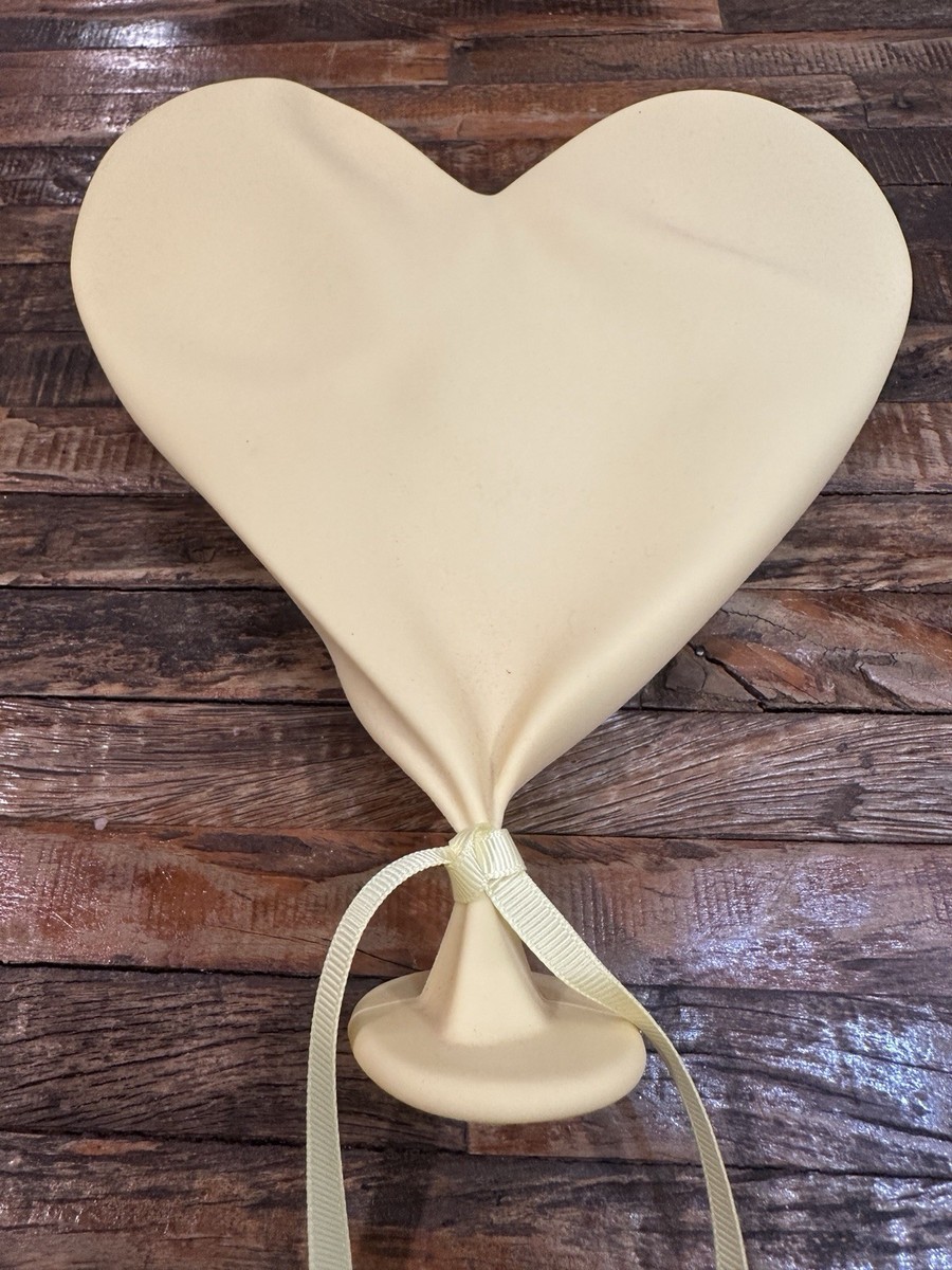 Cj Hendry Deflated Heart Balloon Sculpture - CREAM - Limited