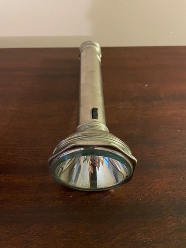 Vintage 1940's Navy WWII Ray-O-Vac Flashlight Model 2326 Collectible