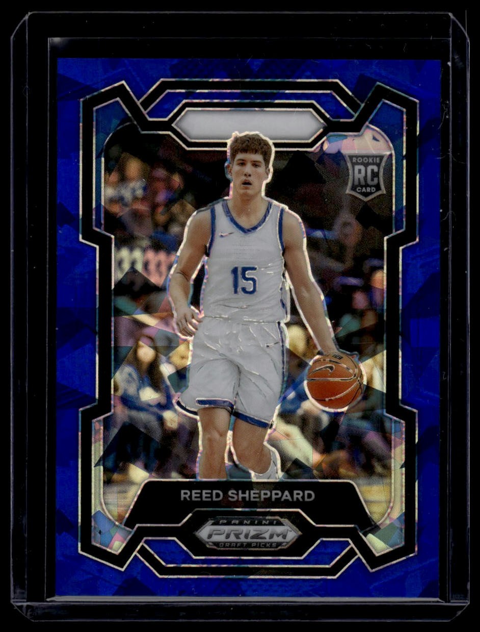 2024 Panini Prizm Draft Picks #21 Reed Sheppard Prizms Blue Ice #/99