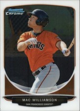 2013 Bowman Chrome Mini Baseball Card #47 Mac Williamson 