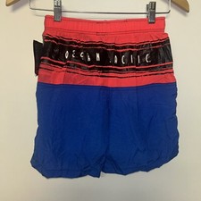 Vintage 1980  s Ocean Pacific Kids Swim Trunks, Deadstock NWT, Size Medium