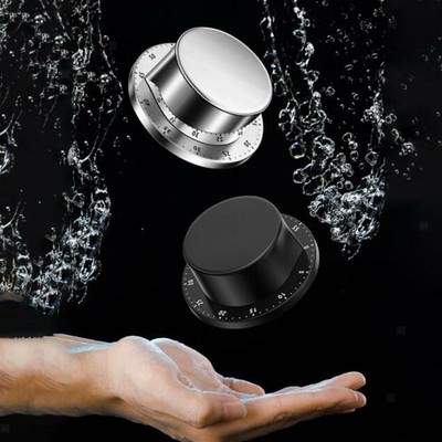 Edelstahl Küchentimer mit 60 Minuten Timer mit akustischem Alarm, magnetischer
