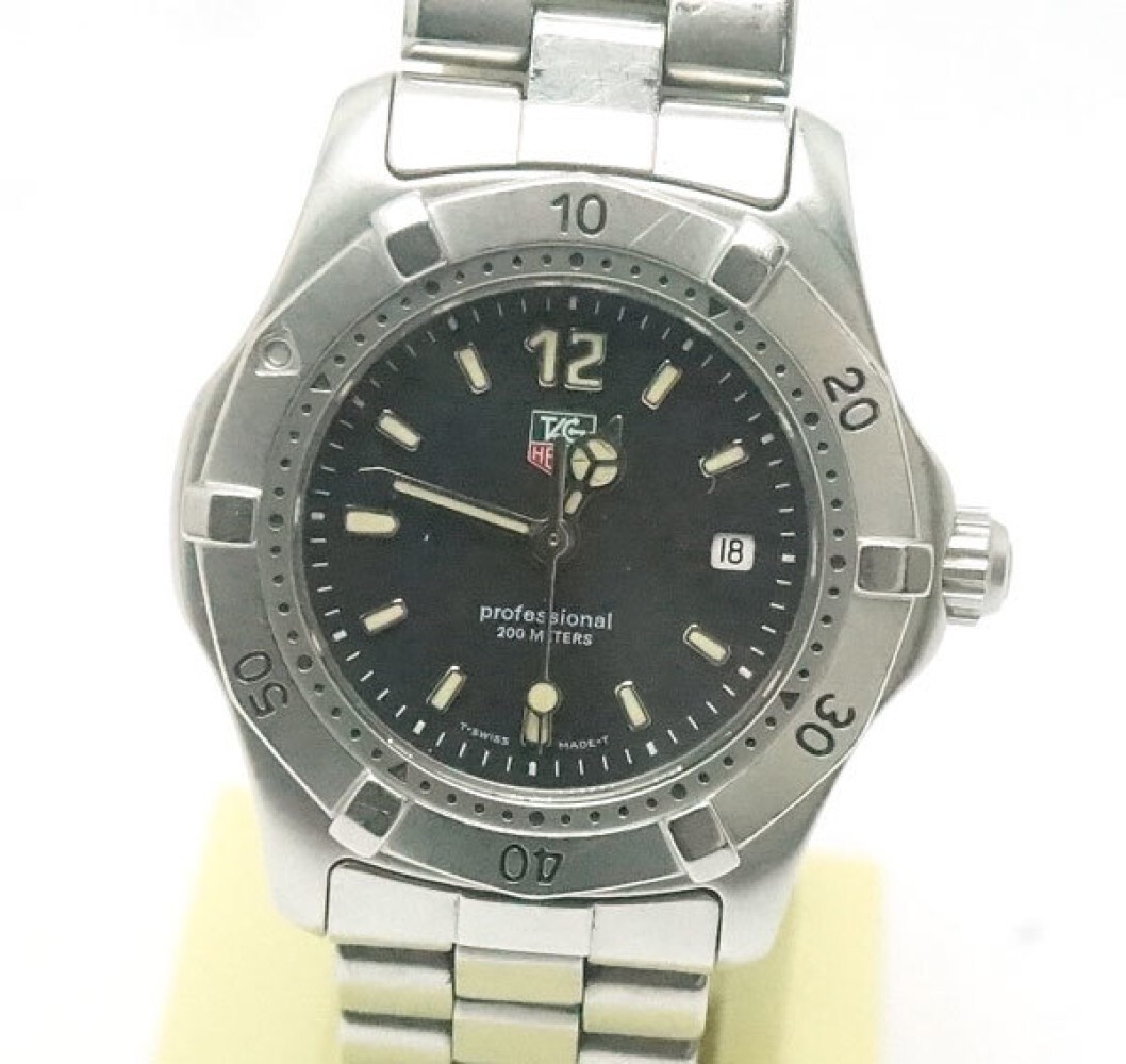 TAG HEUER 2000 series WK1310 Date black Dial Quartz Ladies Watch