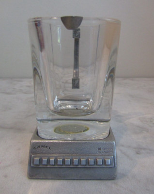 Vintage Camel 10 Speed Blender 3.5'' Metal Based 1996 Shot Glass