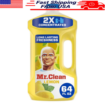 2X Concentrated Multi Surface Cleaner Powerful Dirt Grease Remover 64 fl oz New