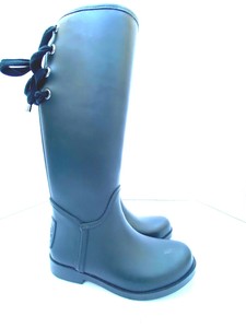 coach lace up rain boots