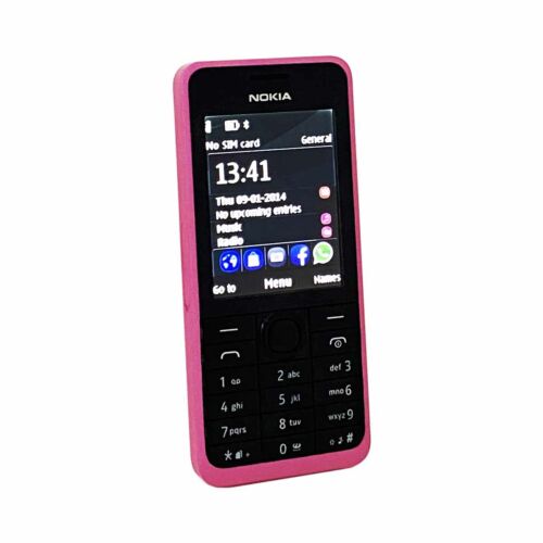 Nokia 301 Feature Mobile Phone Magenta Pink Unlocked Single SIM 2G 3G Europe UK - Picture 1 of 12