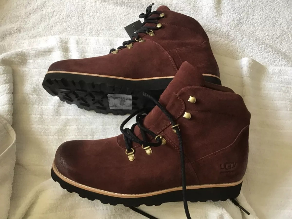 Ugg Pure waterproof men s boot burgundy size 11 gusset tongue Rn 88276