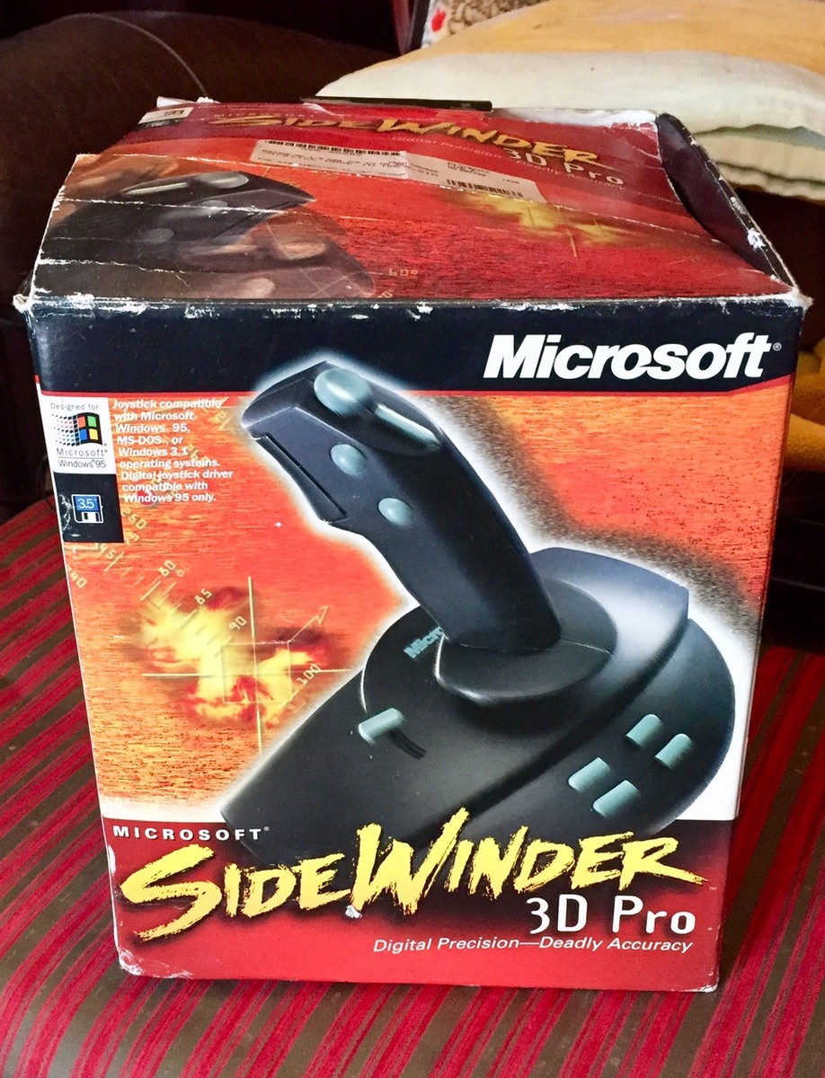 Microsoft Sidewinder 3D Pro Joystick Bundled with Activisions Mech Warrior 2 Game