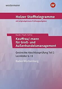 Holzer Stofftelegramme Kauffrau/-mann für Groß- und... | Buch | Zustand sehr gut