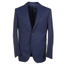 Stile Latino Napoli Navy Blue Lightweight Super 150s Wool Suit 40R (Eu 50) NWT