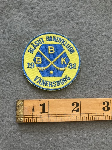 Blåsuts Bandyklubb Vänersborg Sweden 1932 Hockey Patch C8