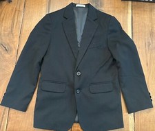 Izod Sports Coat Black 10 Reg Youth