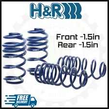 H&R Front and Rear Sport Lowering Springs | Fits 2009–2016 Audi A4 Quattro AWD
