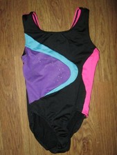 Girls DANSKIN FREESTYLE gymnastics dance ballet tap leotard sz 6 / 6X