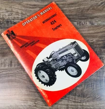International 424 Tractor Owners Operators Maintenance Manual Ih Operations