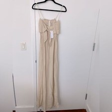 Reformation Carrara dress in almond NWT