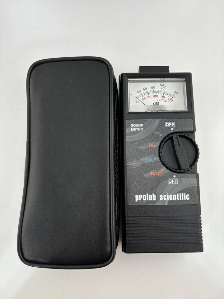 ProLab Scientific Sound Level Meter w/ Case and Manual - Image 3 of 4
