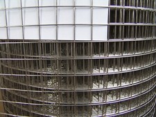 Volierendraht Edelstahl V2A 1x30m Rolle / 25,4x25,4mm / 1,0mm Drahtgitter