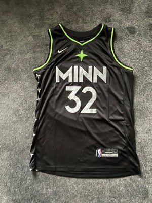 timberwolves jersey black