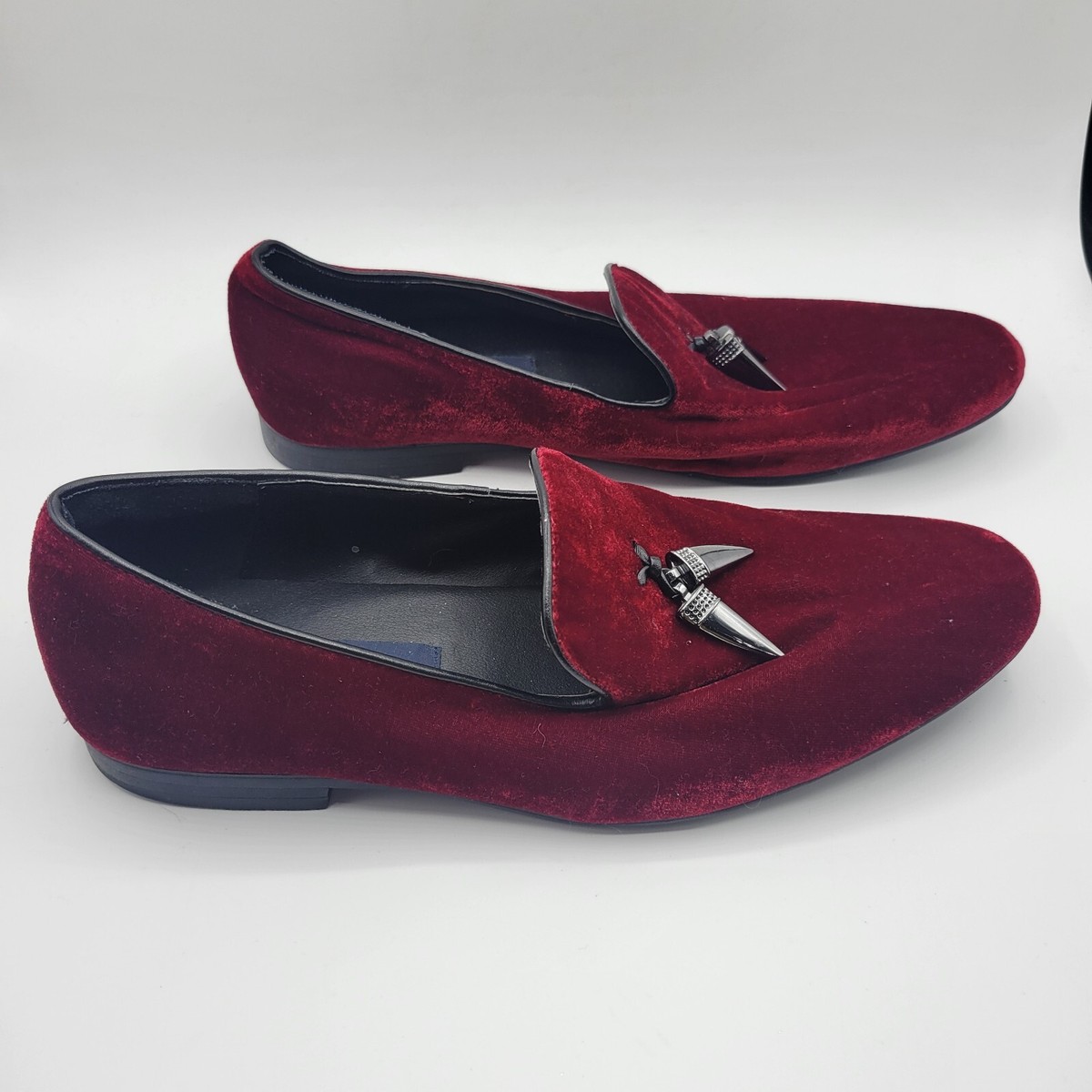 Giorgio Brutini COWELL Mens Red 176350 Slip On Velvet Dress