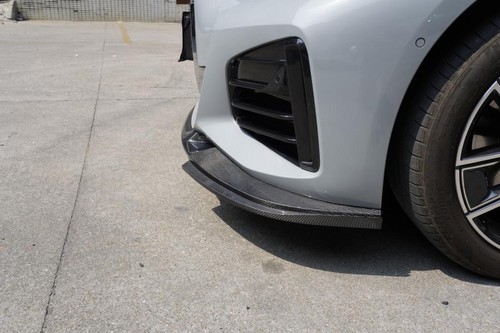 Fits BMW 2021-24 4 Series G26 440i M Sport REAL Carbon Front Bumper Lip Spoiler - Picture 10 of 14