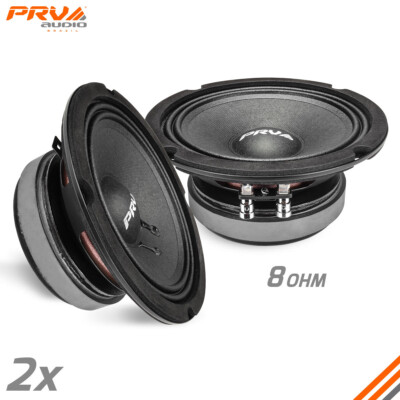 2x PRV Audio 6MB400 Midbass Pro Audio 6.5' Speakers 8 Ohm 6MB PRO 800 Watts