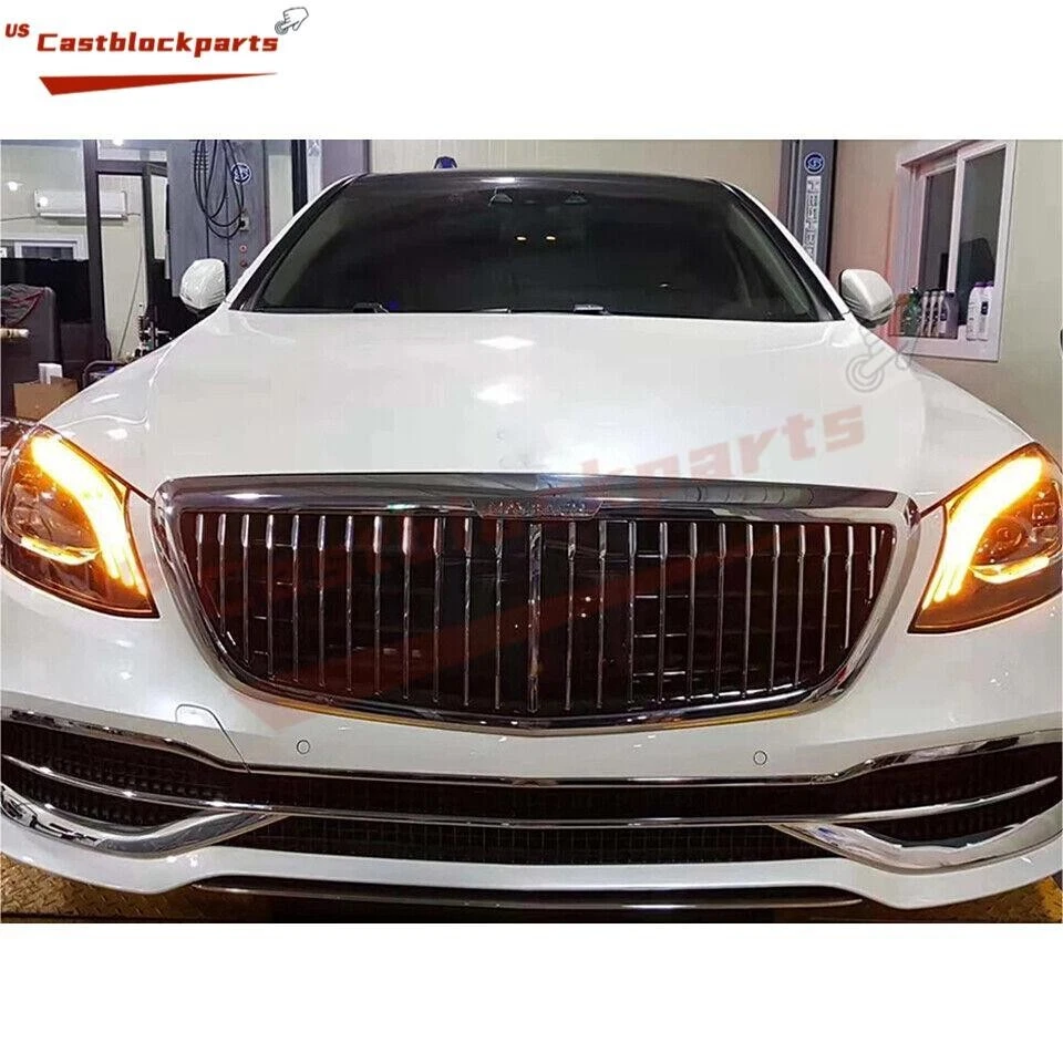 Actualización 2018+ Juego de faros LED para 13-17 MERCEDES CLASE S S63 65 S550 Facelift Foto 2 de 4