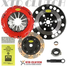 XTD STAGE 3 DUAL FRICTION CLUTCH & FLYWHEEL KIT RSX BASE L TYPE-S CIVIC Si  