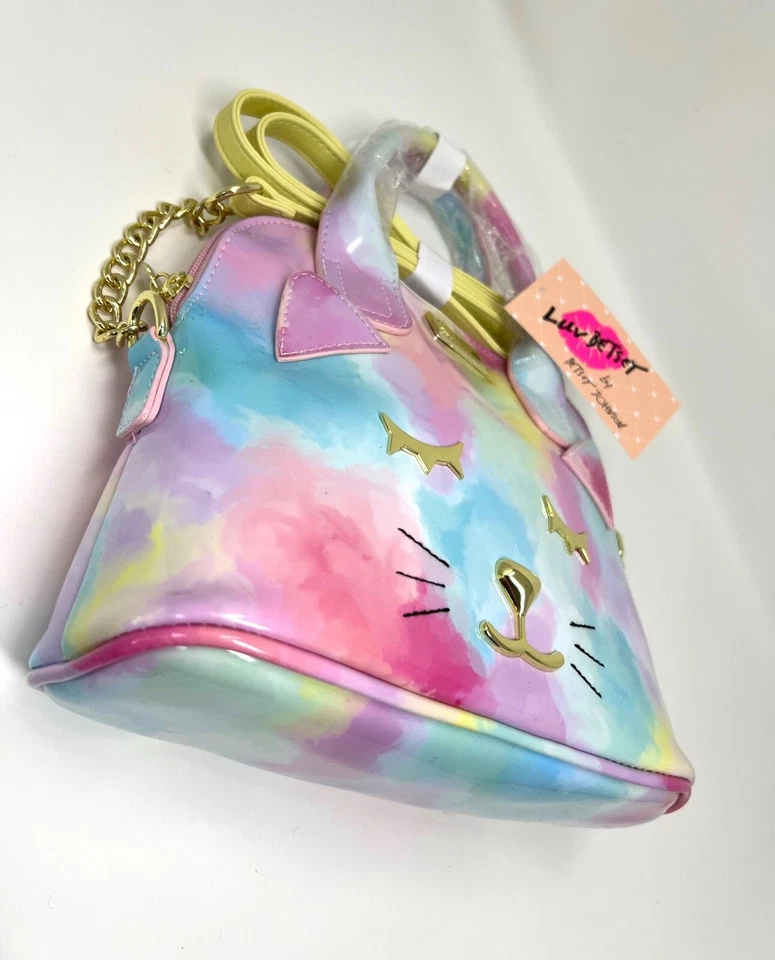 Luv Betsey JOHNSON Дамская сумка женщин через плечо сумка сумочка галстук краситель новый с Ярлыками - Изображение 4 из 4