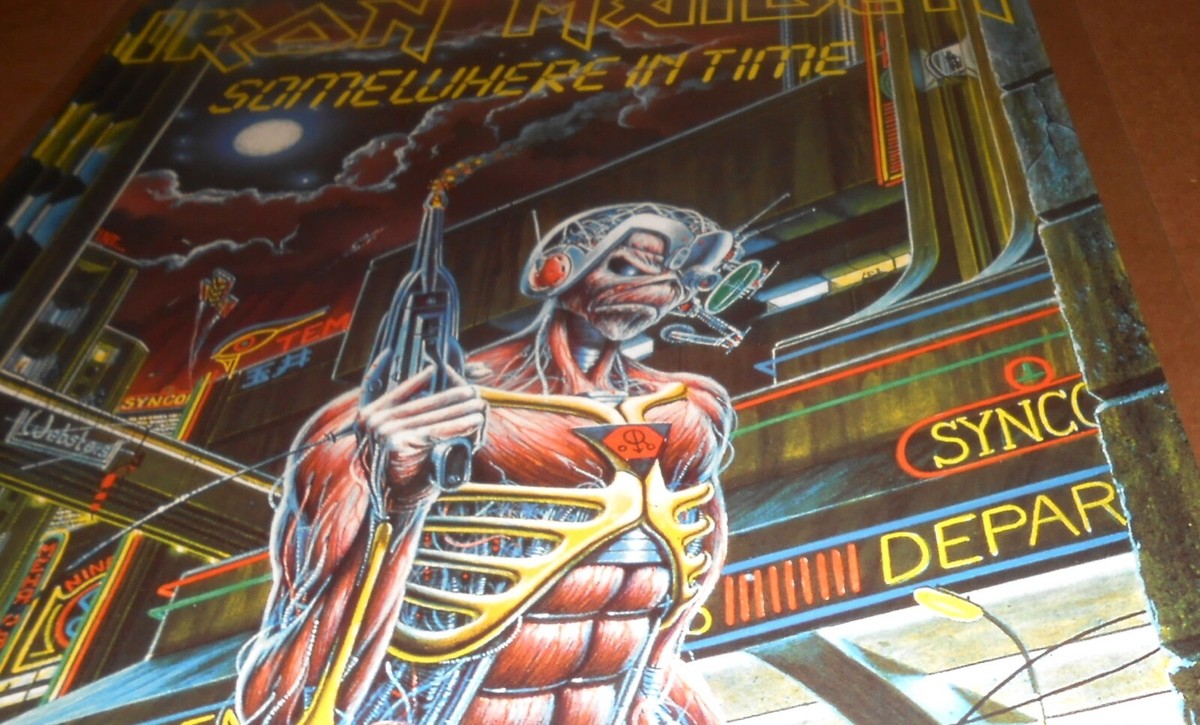 Iron Maiden Somewhere in Time Poster 2008 Original 24x36 | eBay