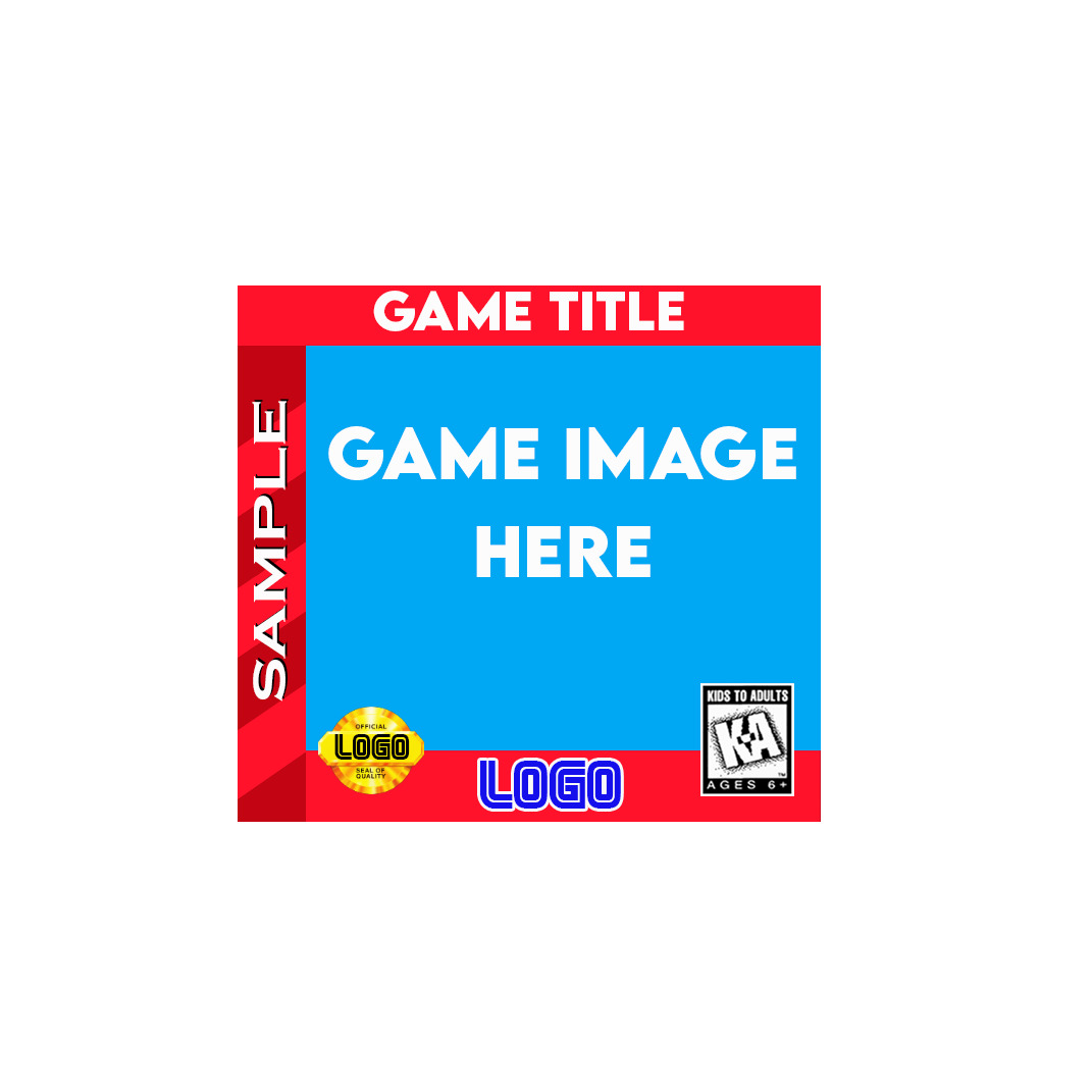 Sonic the Hedgehog 2 Sega Genesis Replacement Label Sticker 